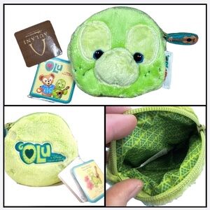 Disney Aulani Resort and Spa Olu Mel Sea Turtle Plush Coin Purse / NEW with tags